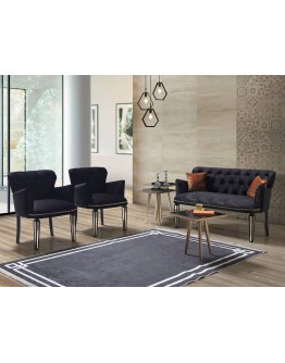 Kafe-bekleme-kuaför-ofis-kave-çayseti koltuk takımı 2+1+1